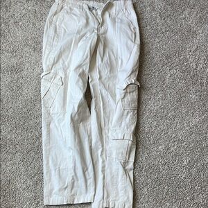White Cargo Pants